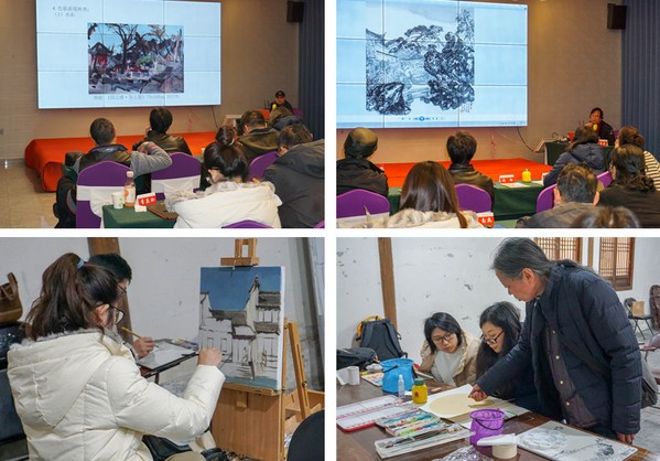 “江蘇省高校師范專業美術骨干教師風景寫生能力提升培訓班”圓滿舉行